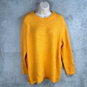 Gap Sweater Womens XL‎ Marled Crew Neck Knit Cozy Comfy Layering Relaxed